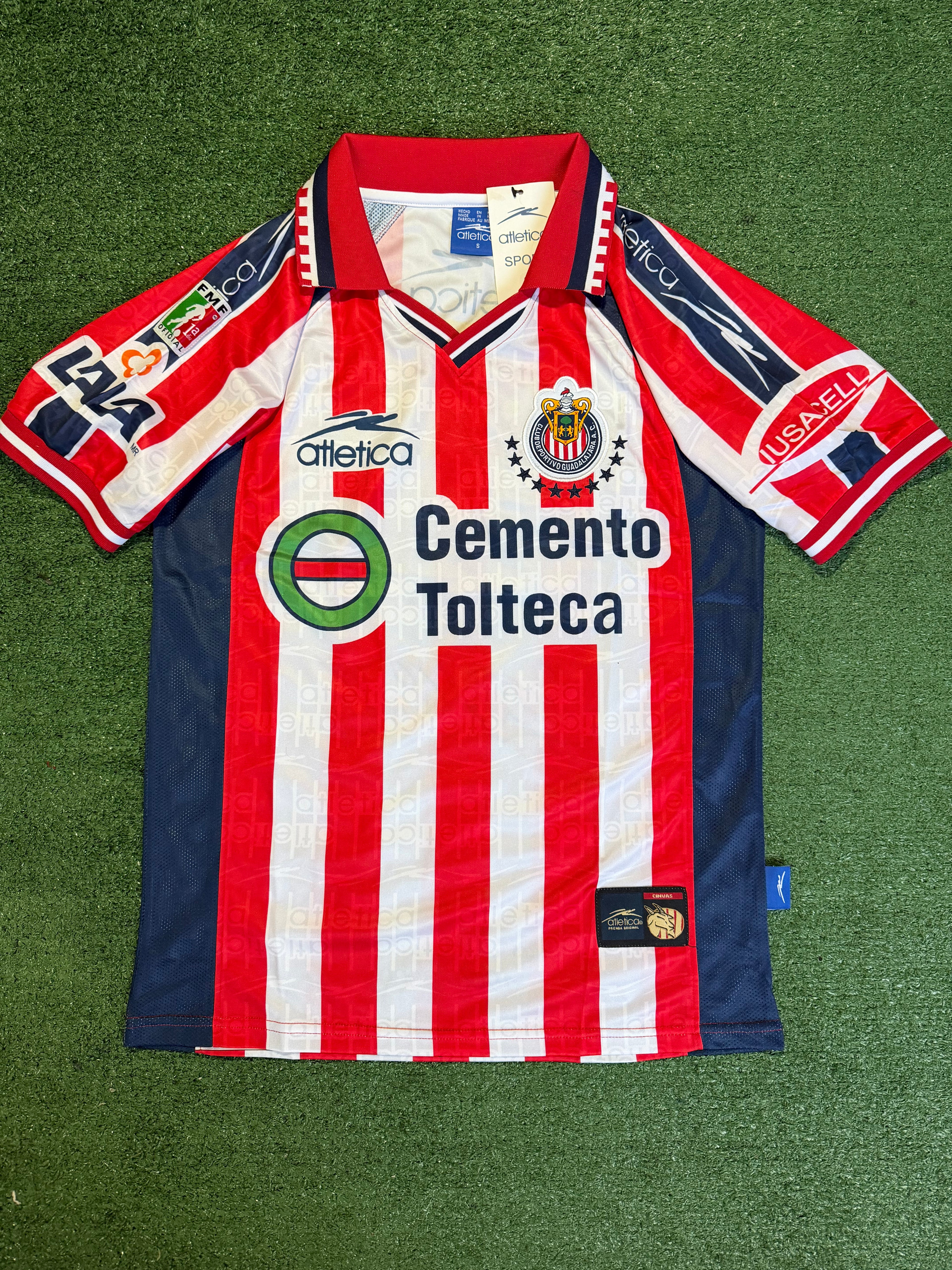 🏆00-01 Retro Chivas Home Jersey