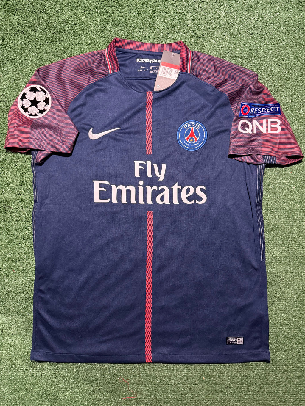 🏆 17/18 Retro PSG home Jersey Neymar #10